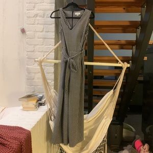 Black and white jumpsuit